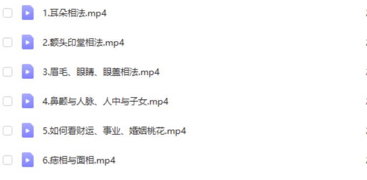 林树炫观人知心面相视频6集 百度网盘下载-真传国学
