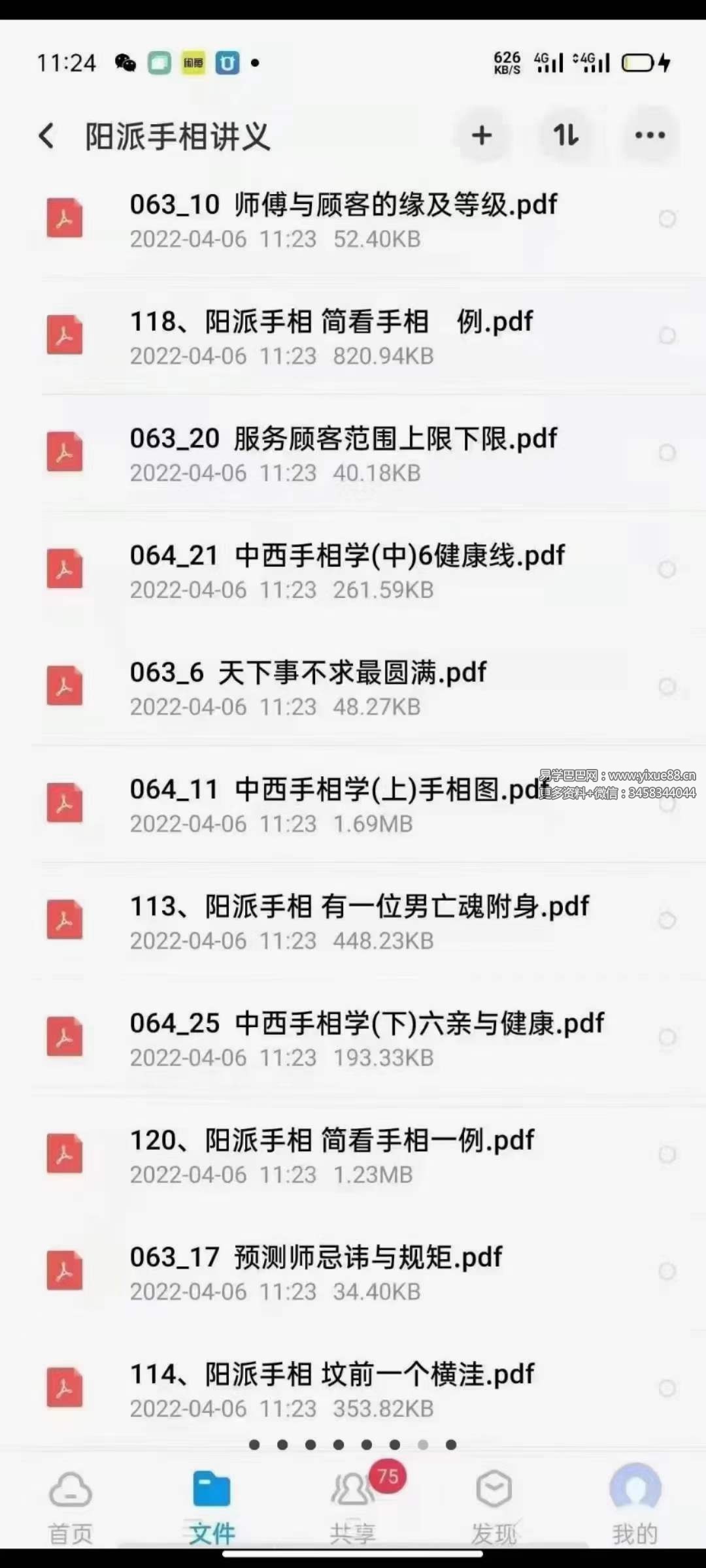 图片[4]-云南腾冲阳栳司《阳派手相讲义文档》79份-真传国学