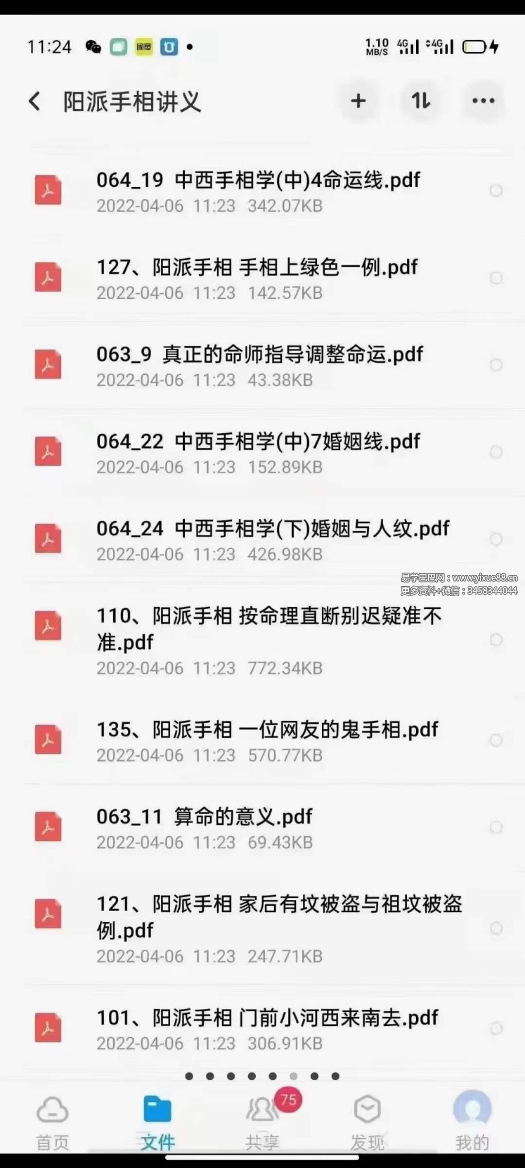 图片[5]-云南腾冲阳栳司《阳派手相讲义文档》79份-真传国学
