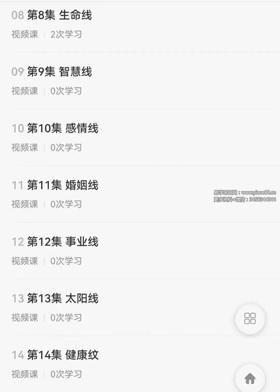 图片[2]-【无为子掌纹学】掌纹手木目的运势密码22集-真传国学