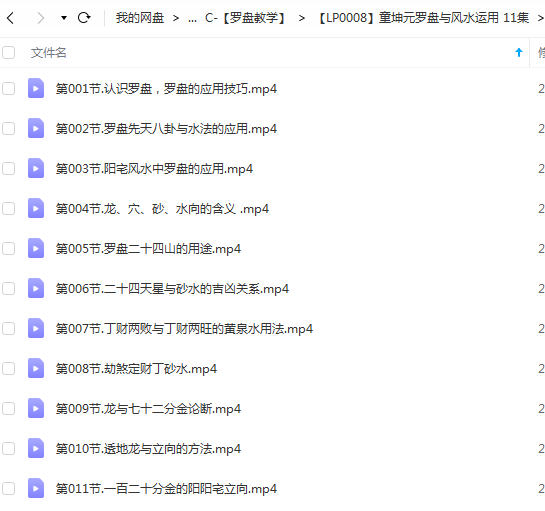 图片[2]-童坤元罗盘与风水运用 11集-真传国学