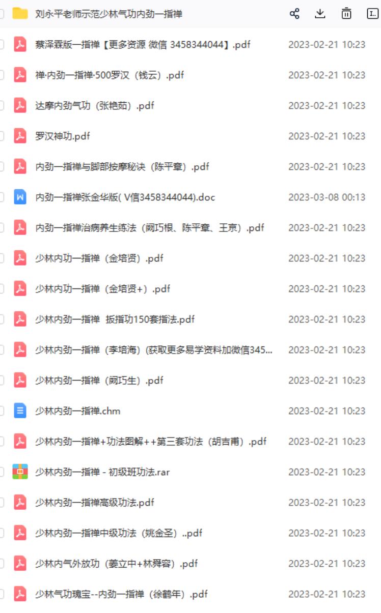 少林内功内劲一指禅-真传国学