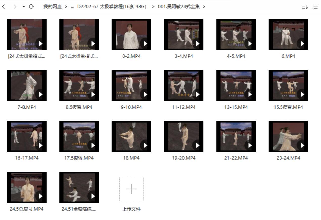 图片[2]-太极拳教程(16套 98G）-真传国学