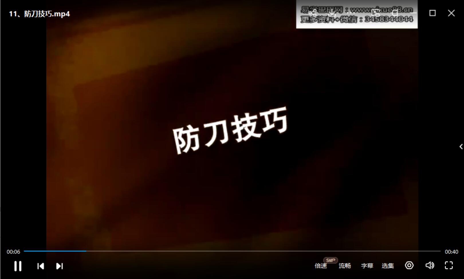 图片[2]-实战防身术课程视频17集 百度云下载！-真传国学