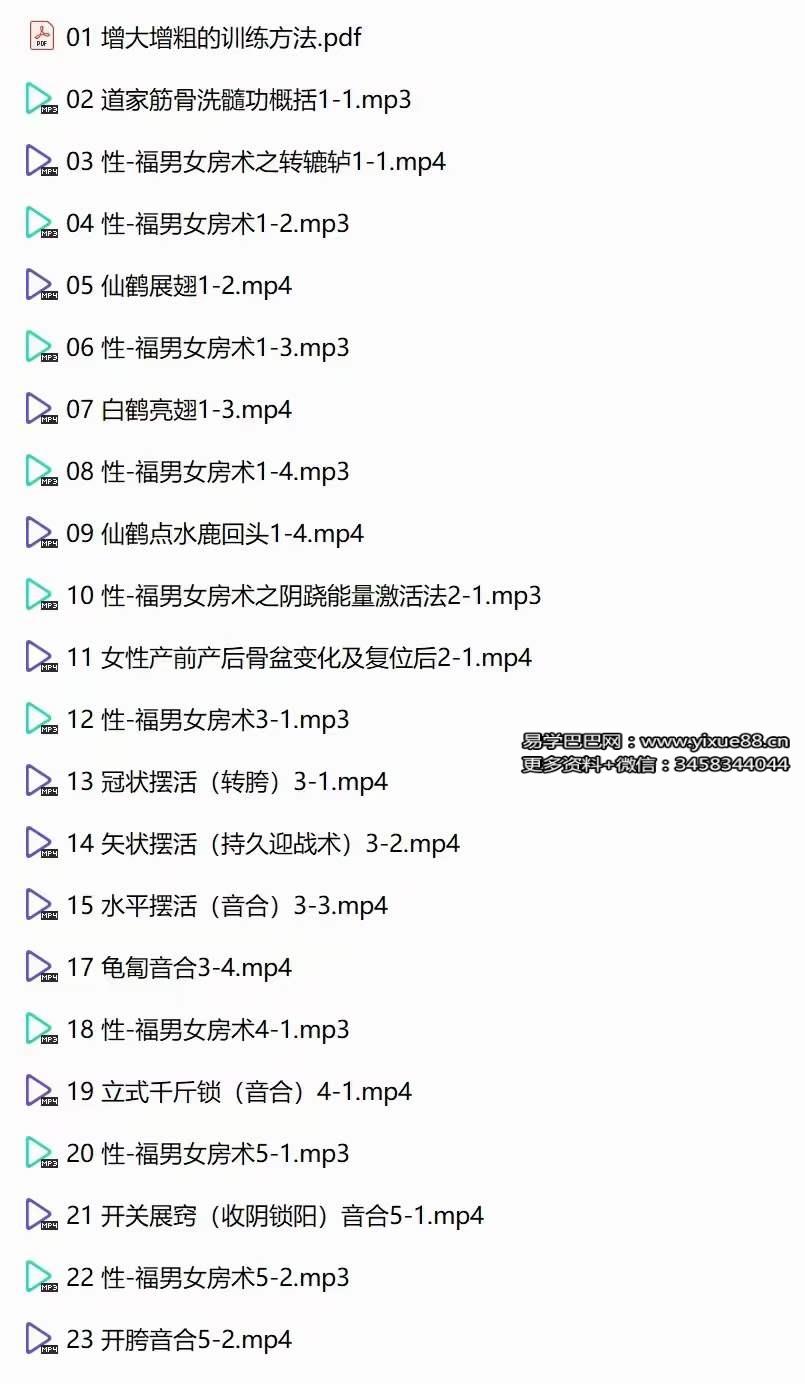 图片[5]-莲诺 道家隐修术男女强肾气养生功法（22节课程）-真传国学