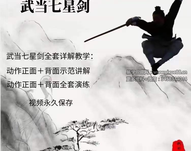 图片[2]-武当云鹤 武当七星剑全套详解教学30集-真传国学