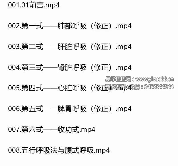 图片[3]-赵龙海秘传五行呼吸法8集-真传国学