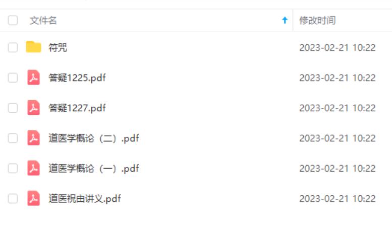 图片[3]-道医祝由术7天董道长学习班内部资料 视频+录音+教材和答疑-真传国学