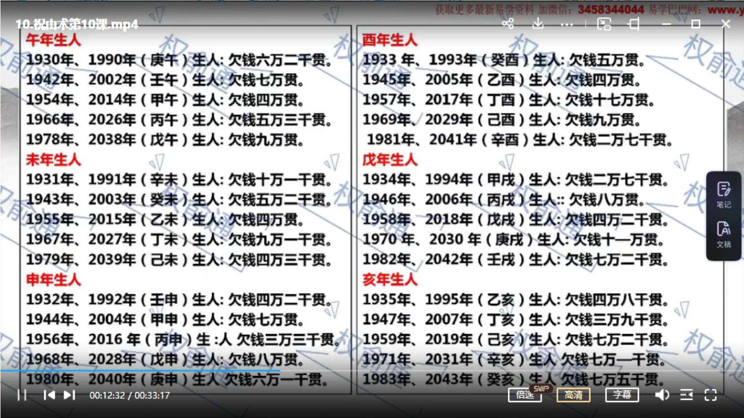 图片[4]-轩辕秘法：权俞通道术与祝由术天医院执法仙官 视频11集-真传国学