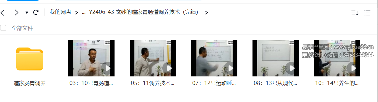 玄妙的道家胃肠道调养技术（完结）-真传国学