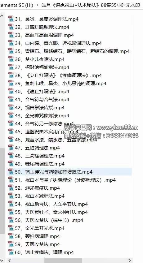 图片[2]-皓月道医《道家祝由+法术秘法》88集-真传国学