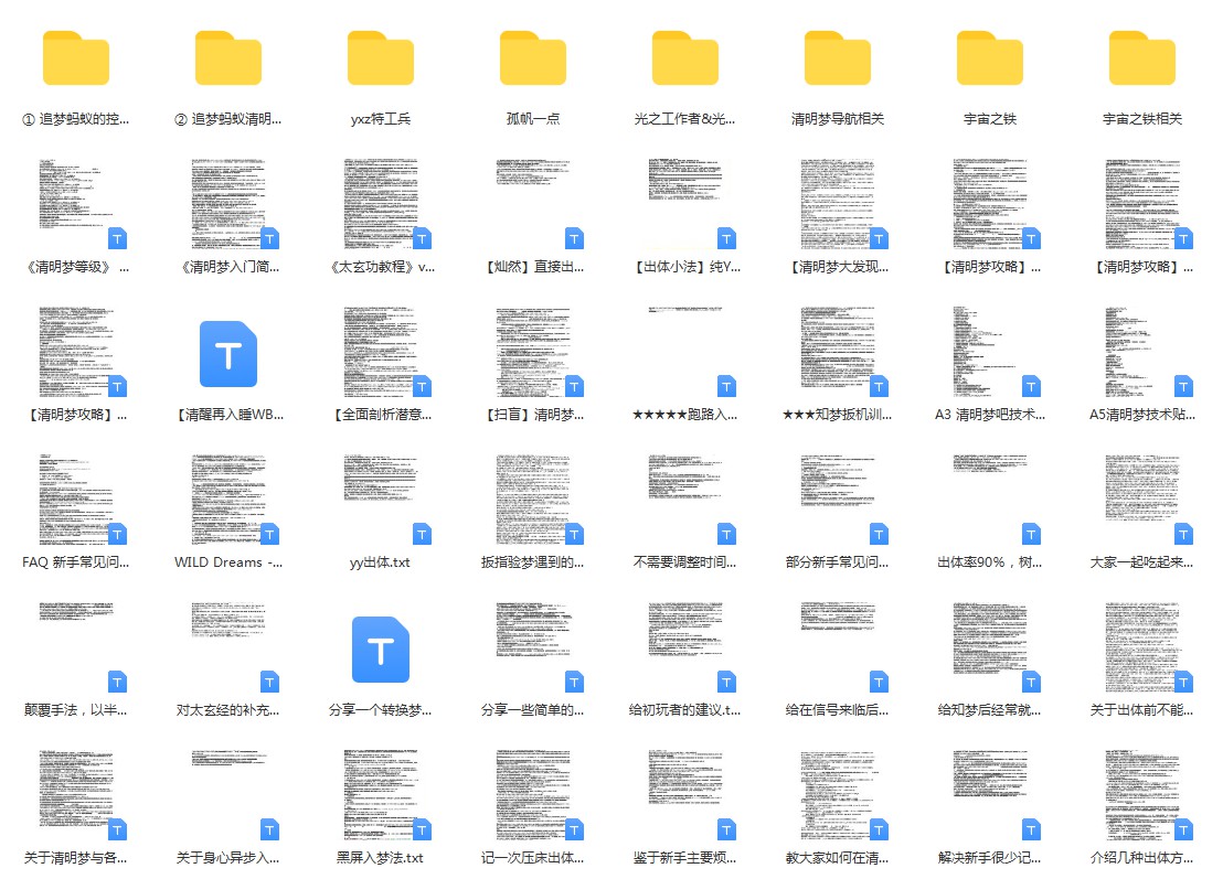 图片[3]-清醒梦课程 教你操纵你的梦境 视频+音频+文档 移动云盘下载-真传国学