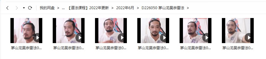 茅山龙昊宗雷法视频6集 百度云下载！-真传国学