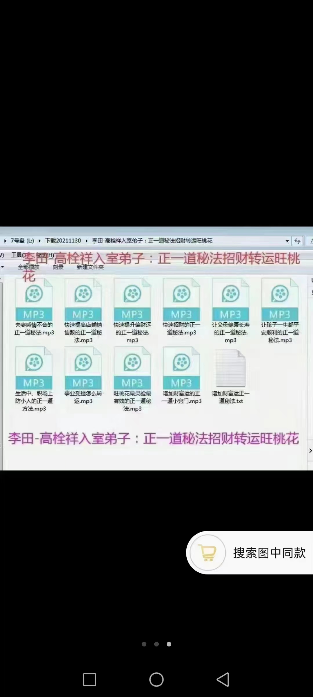 图片[3]-高栓祥入室弟子李田正一道秘法招财转运旺桃花 增加财富运 录音十节 移动云盘下载-真传国学