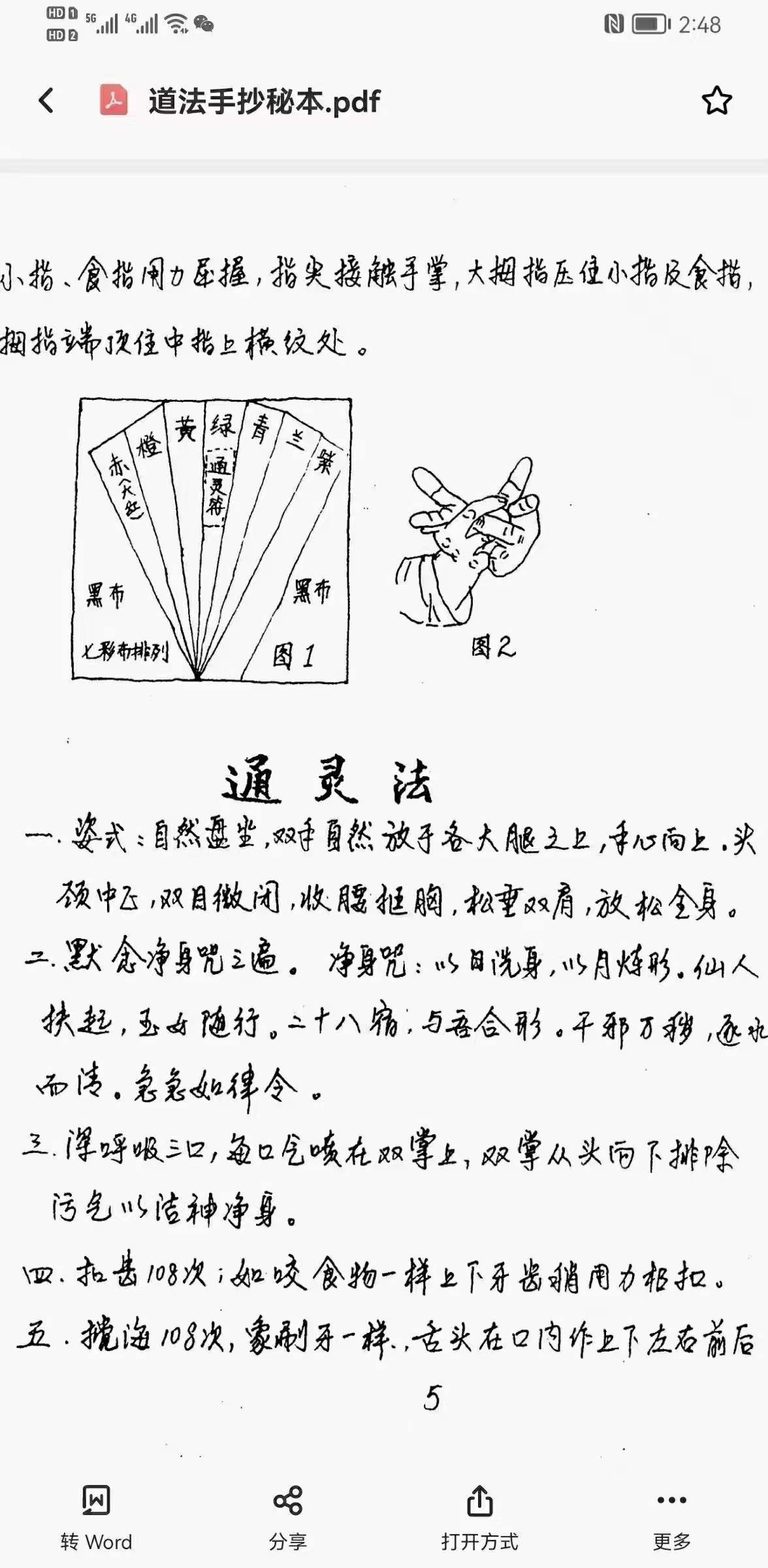 图片[2]-神效实用灵法大全手抄本 百度网盘下载-真传国学