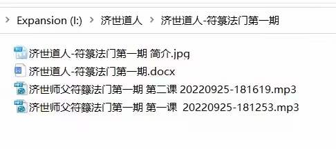 图片[2]-济世道人 符篆法门第一期录音2集+文档-真传国学