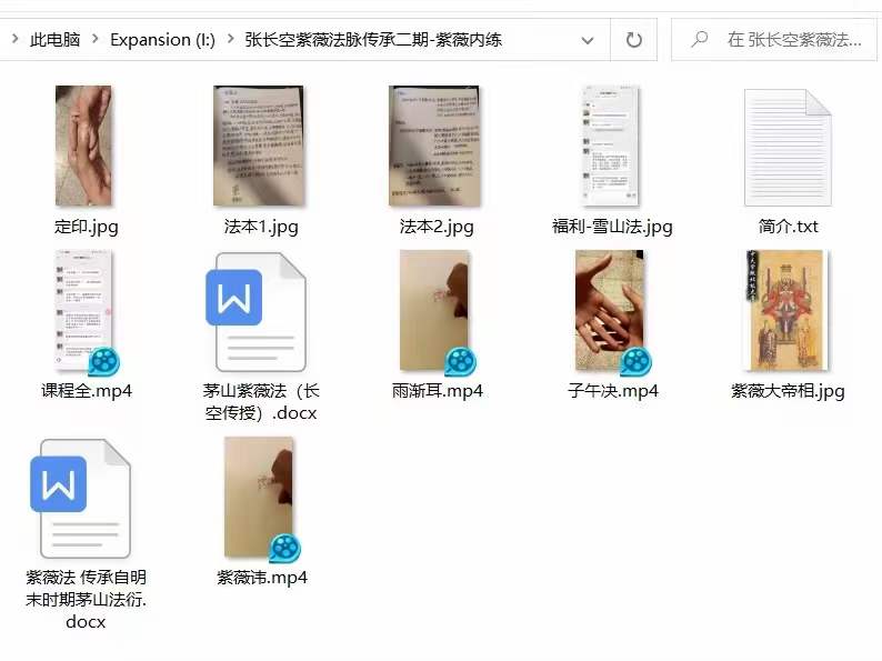 张长空 紫薇内练紫薇法脉传承二期-真传国学