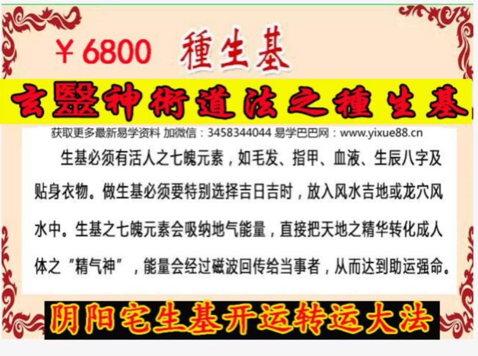 图片[3]-玄毉神术道法之种生基阴阳宅生基开运转运大法（视频+文档+图片）-真传国学