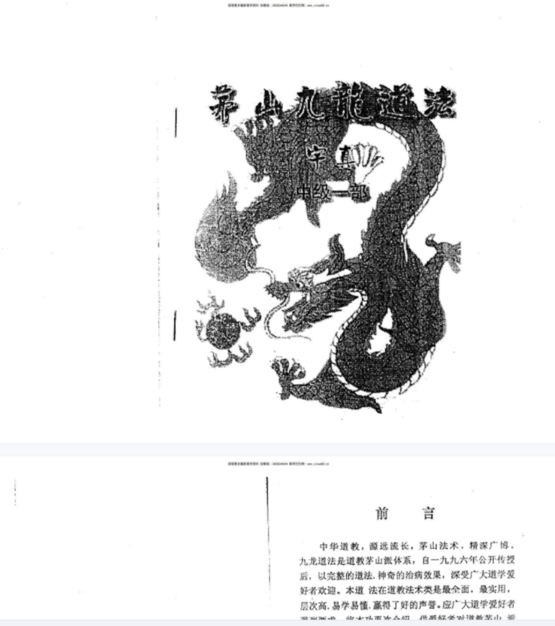图片[5]-茅山九龙神功道法全套20本+视频 宇真-真传国学