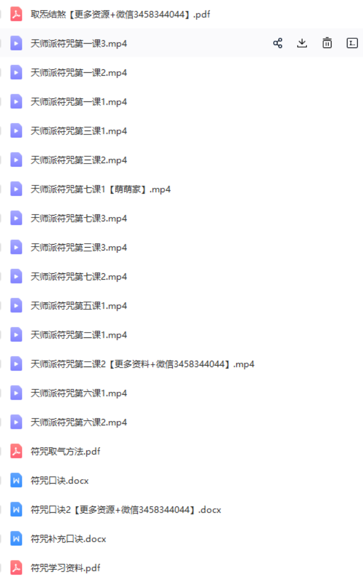 图片[2]-天师派符咒视频课程天师府符箓教学 21集加文档-真传国学
