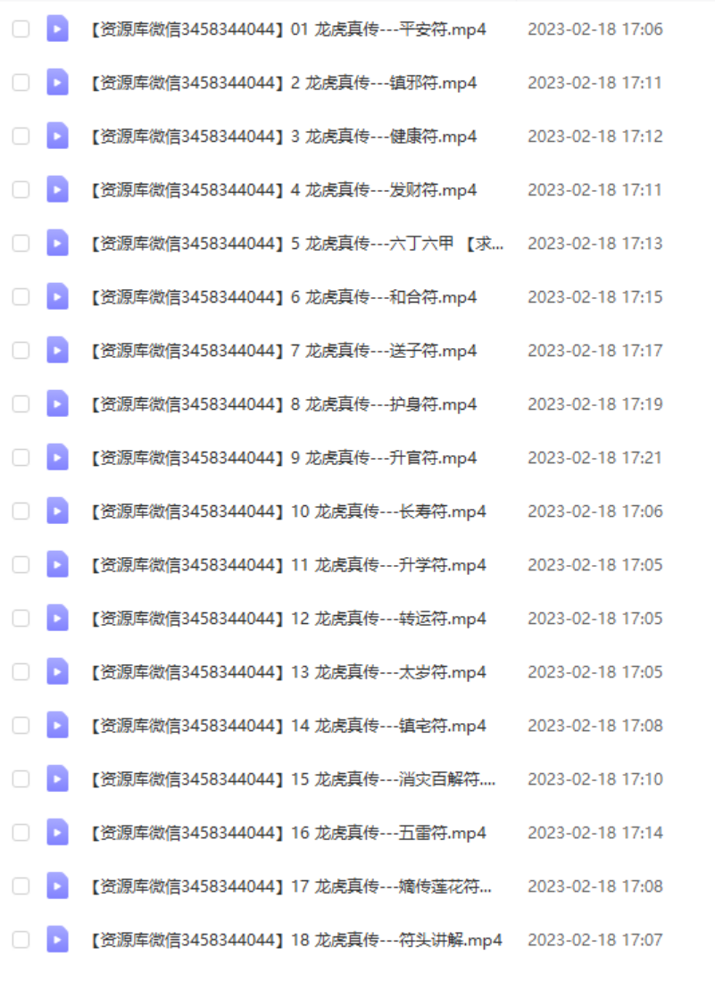 道教天师符咒龙虎真传视频张家模亲授升官送子发财消灾-真传国学
