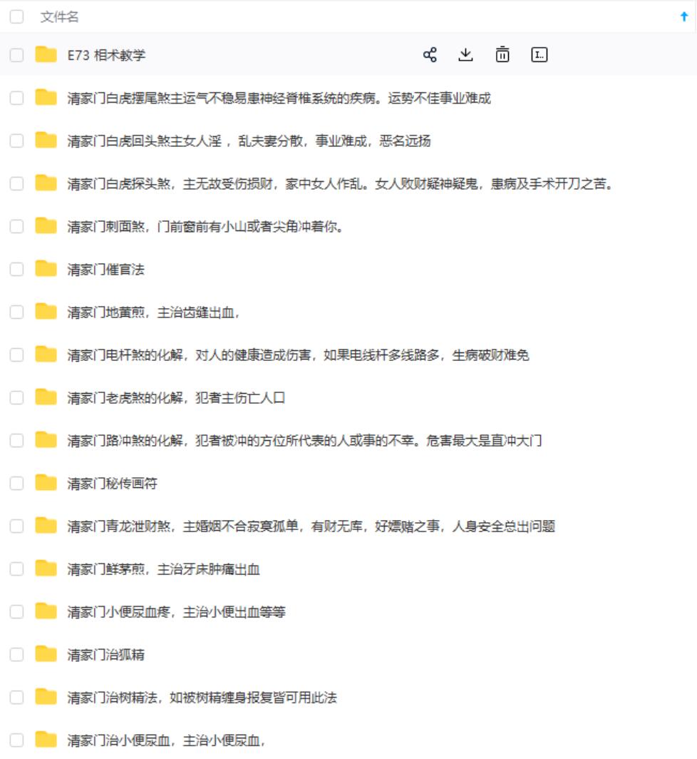 图片[2]-清家门秘法合集 移动网盘下载-真传国学