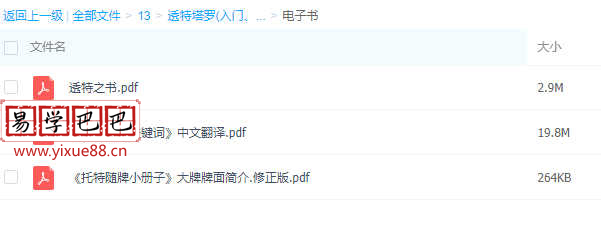 图片[3]-透特塔罗(入门、进阶)实战演练 占星沙龙视频+电子书 移动网盘下载-真传国学