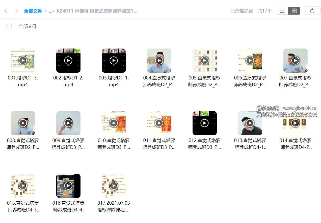 林佳怡 直觉式塔罗师养成班17集-真传国学