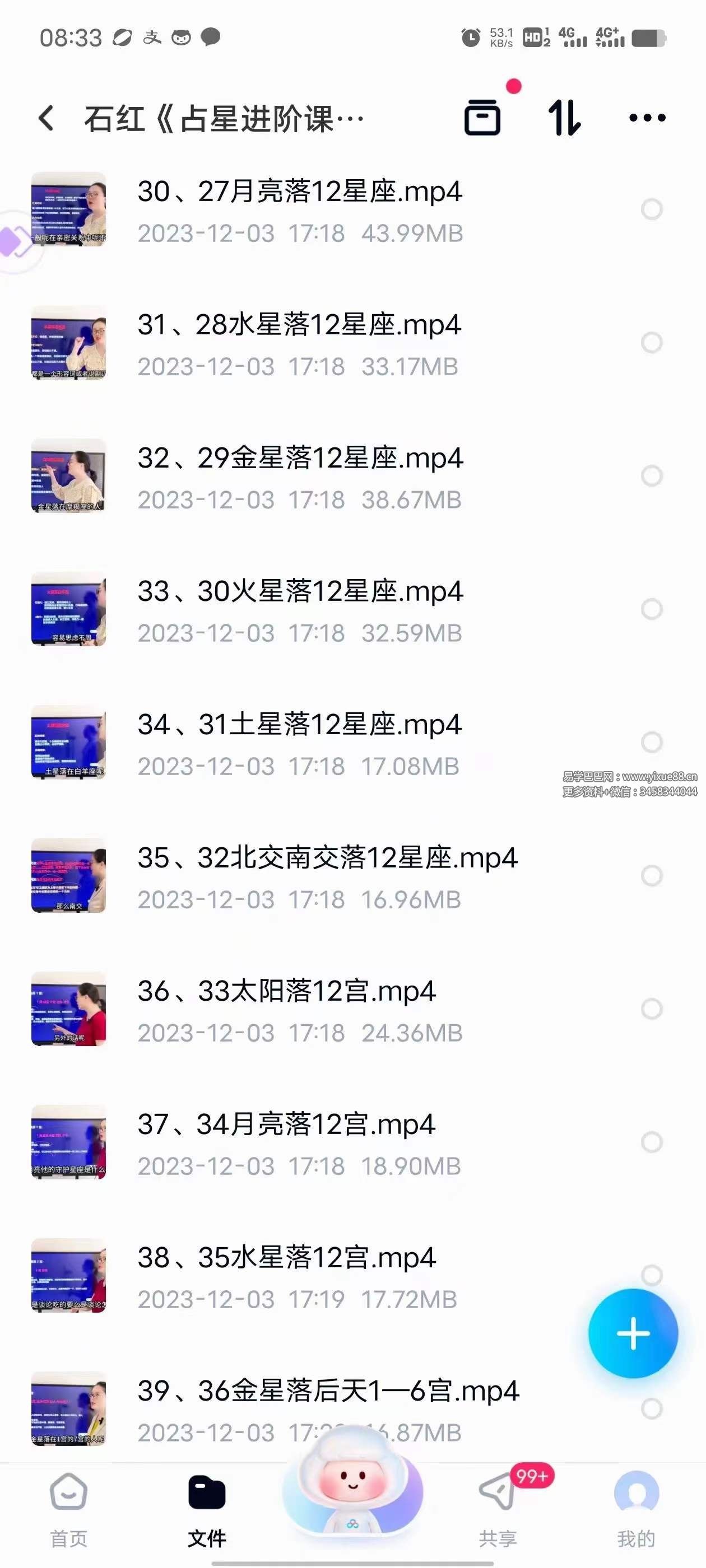 图片[4]-石红《占星进阶课程2023版》71集-真传国学