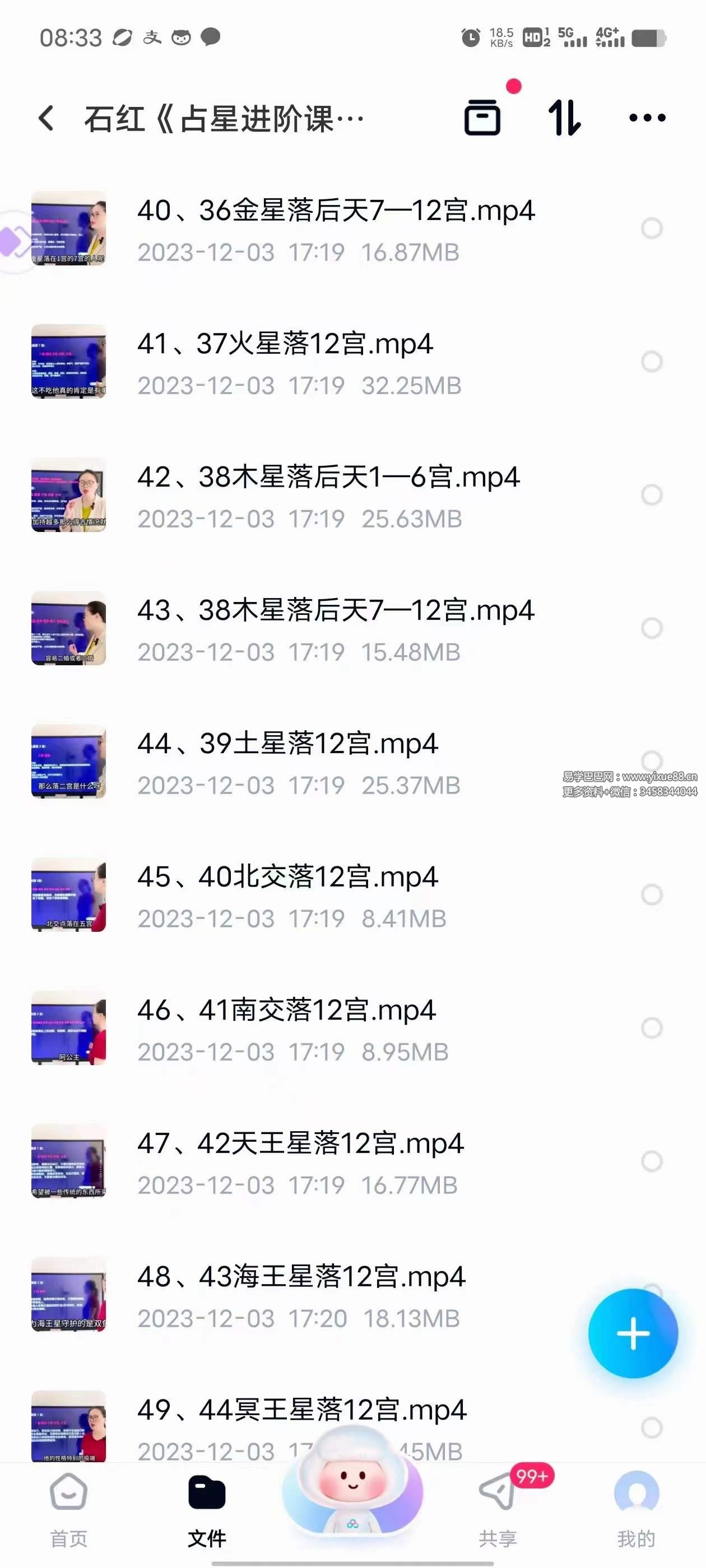 图片[5]-石红《占星进阶课程2023版》71集-真传国学