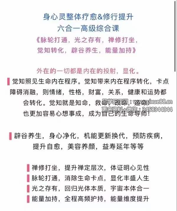图片[2]-心原老师 速通脉轮，禅修打坐，觉知转运，高能辟谷，光之存有，高能提升（六合一）-真传国学