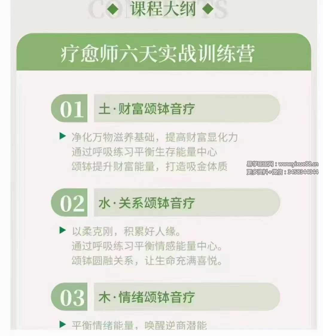 图片[2]-六天学会做疗愈 五行圆融课程16集-真传国学