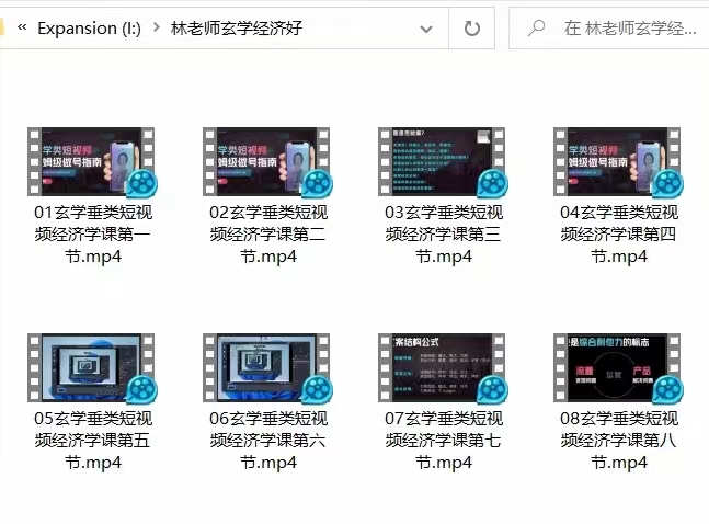 图片[3]-林老师玄学经济视频8集 玄学类短视频保姆级做号指南 百度网盘下载-真传国学