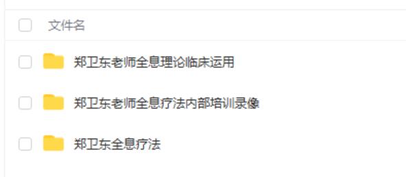 郑卫东 全息疗法课程三套视频-真传国学