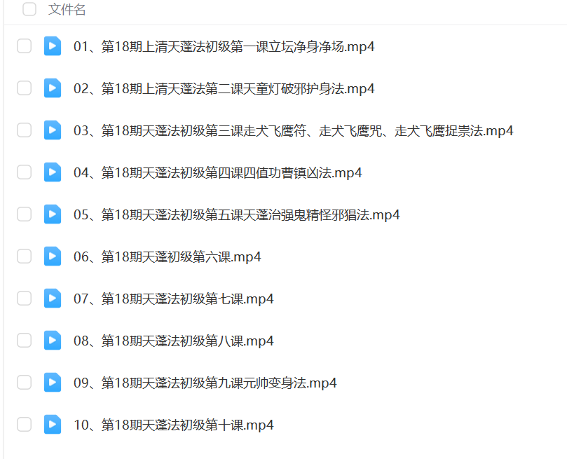 图片[4]-楚恒易学 会真道长 上清天蓬法初、中级班15集-真传国学