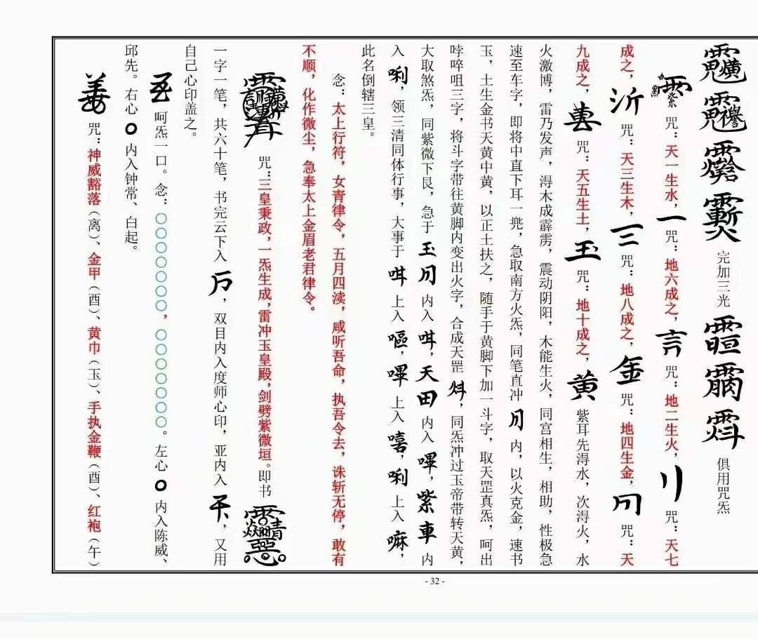 图片[2]-北京火神庙地司符法2022年开班符箓讲义-真传国学