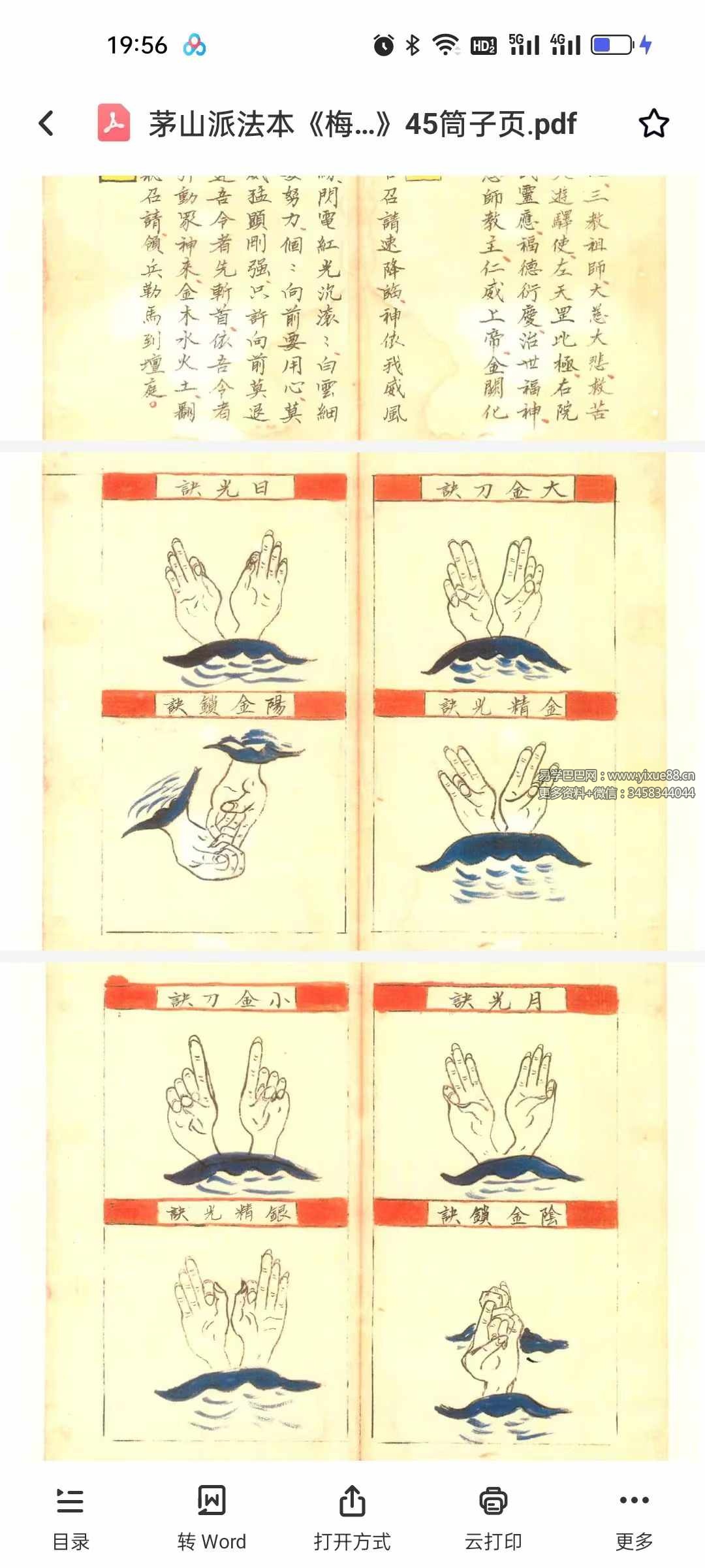 图片[3]-茅山派法本《梅山道医秘诀》45筒子页-真传国学