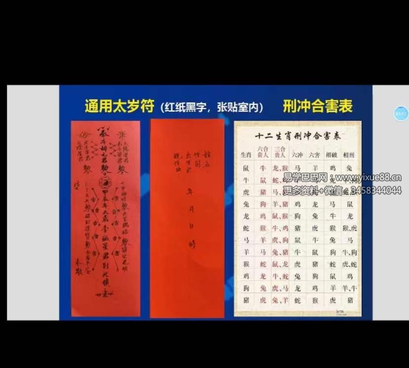 图片[4]-皓月道医2024年化太岁 视频+文档-真传国学