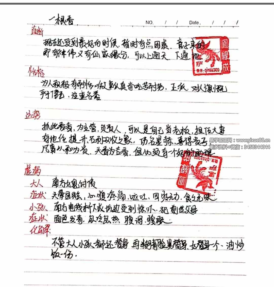 图片[7]-易铭文化 仙家六十四根香抓香术 打印版+手写版-真传国学