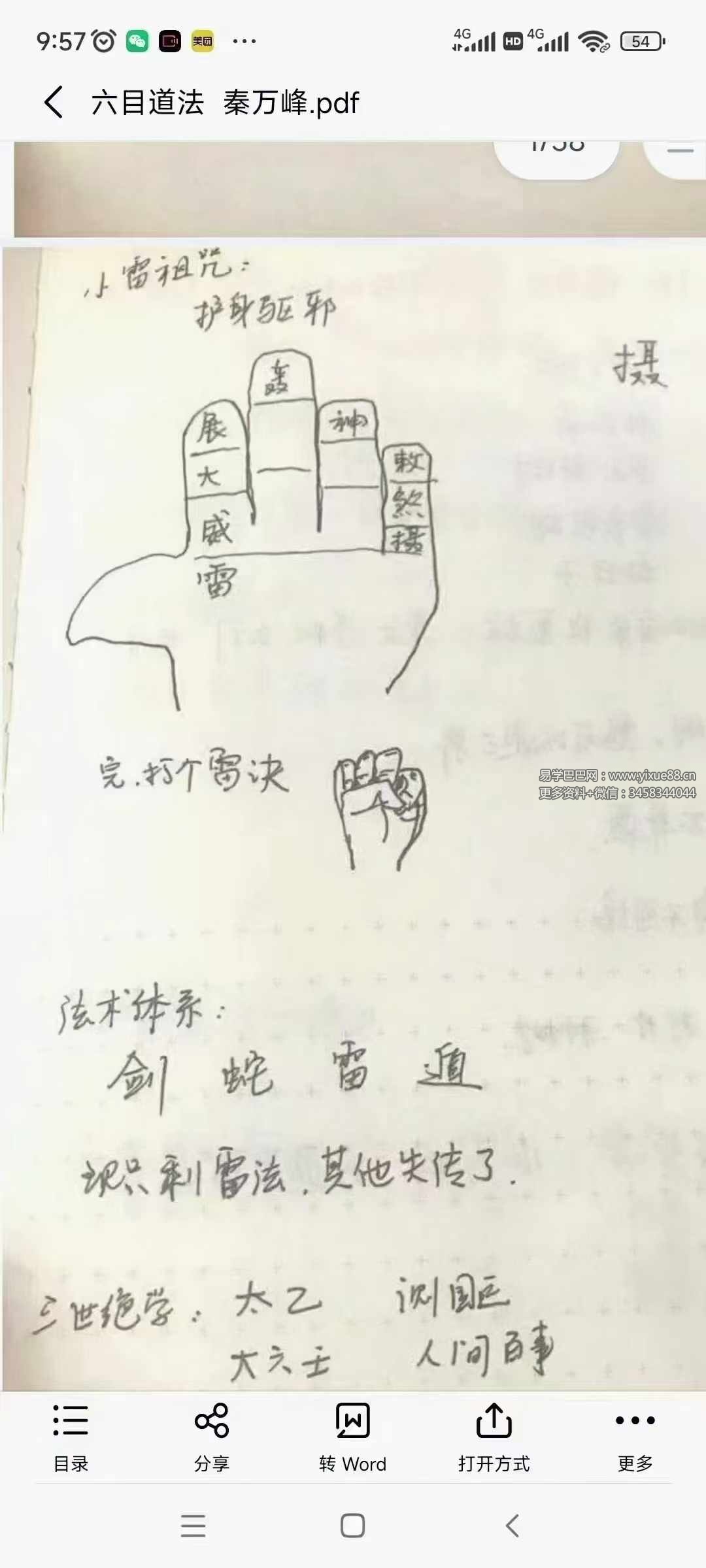 图片[3]-秦万峰《六目道法》38页-真传国学