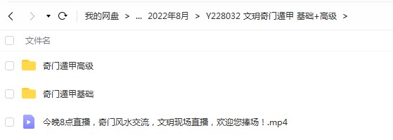 文玥奇门基础班+高级班共21集视频 百度云下载！-真传国学