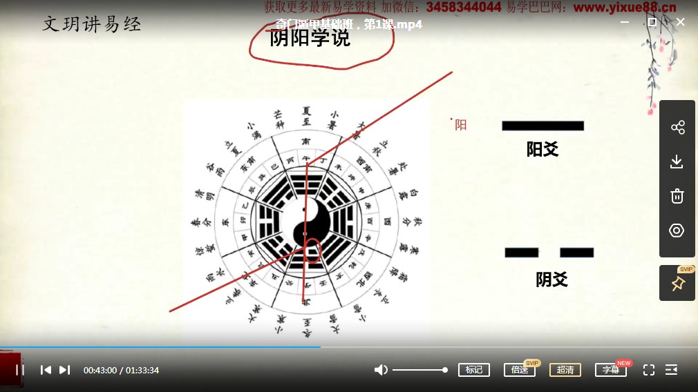 图片[4]-文玥奇门基础班+高级班共21集视频 百度云下载！-真传国学