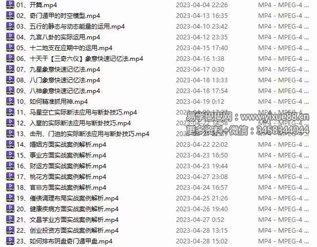 图片[4]-般若丞晏阴盘奇门初中阶研修班23集-真传国学