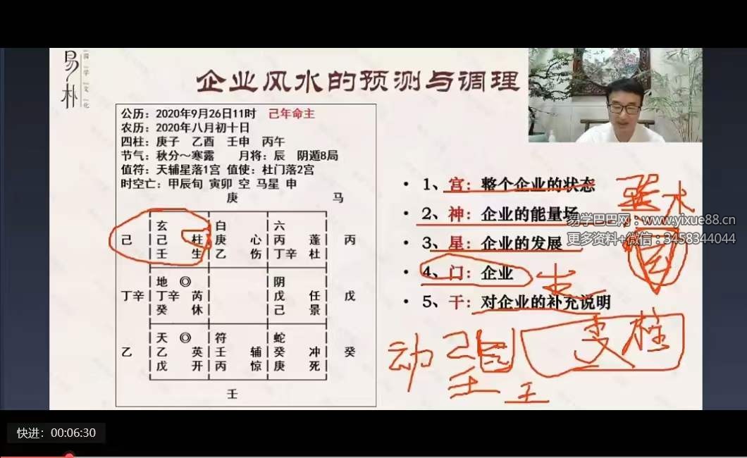 图片[2]-2023年于城道 易朴国学 奇门锁单宫50集+课件-真传国学