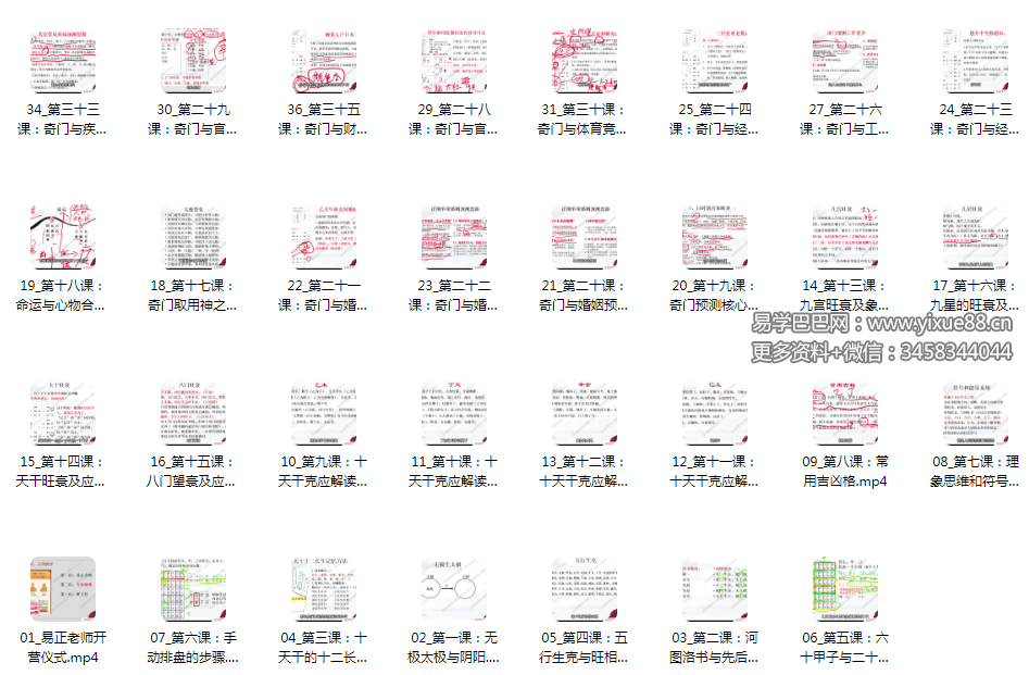 图片[2]-易正奇门遁甲大师班55集-真传国学