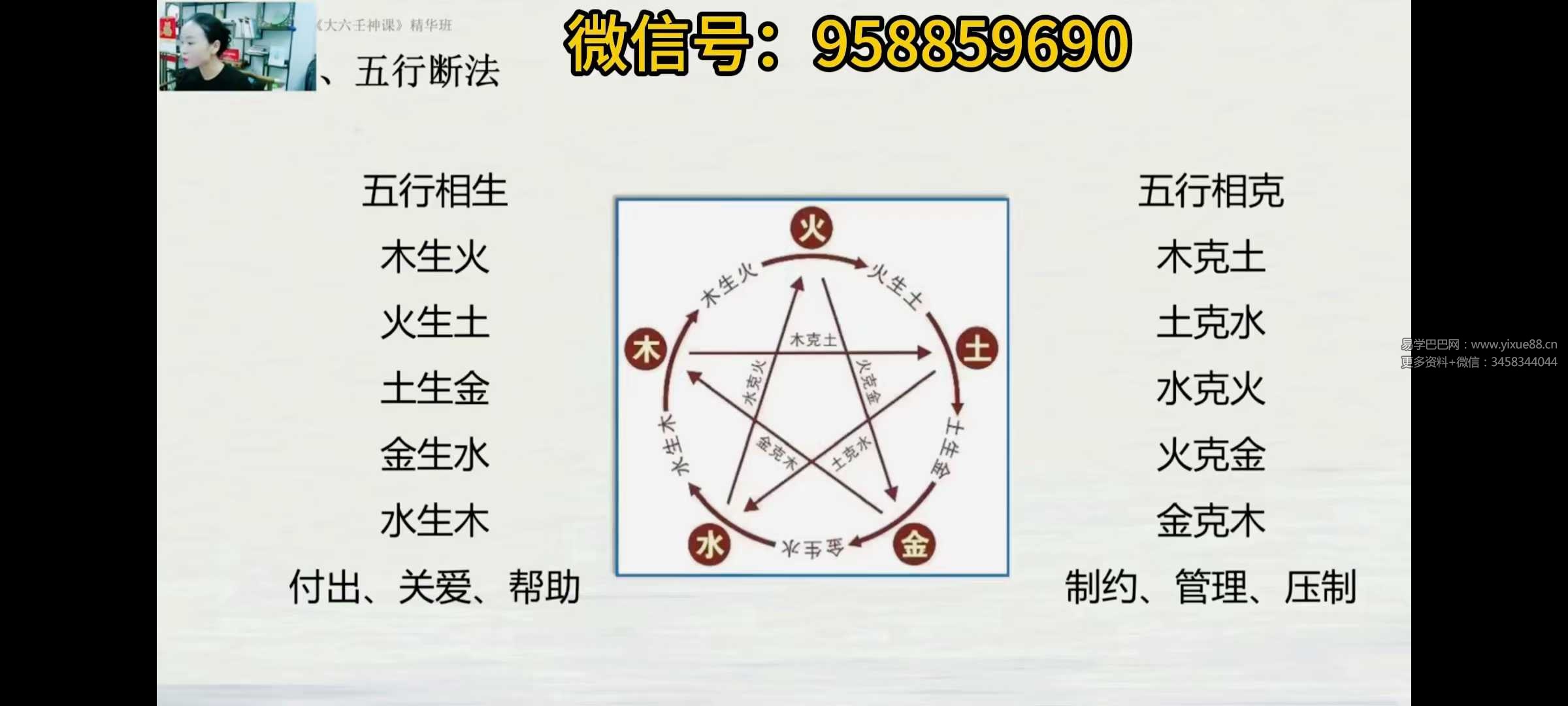 图片[3]-胡锦妍 大六壬金口诀神课5节-真传国学