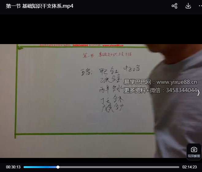 图片[2]-2022年辛语盲派八字秋季班22集-真传国学