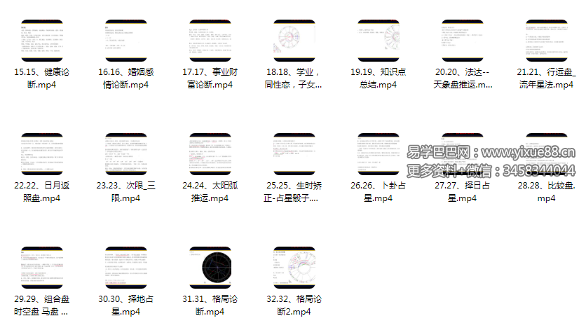 图片[2]-侯水瓶 占星学全套绝密课程32集-真传国学