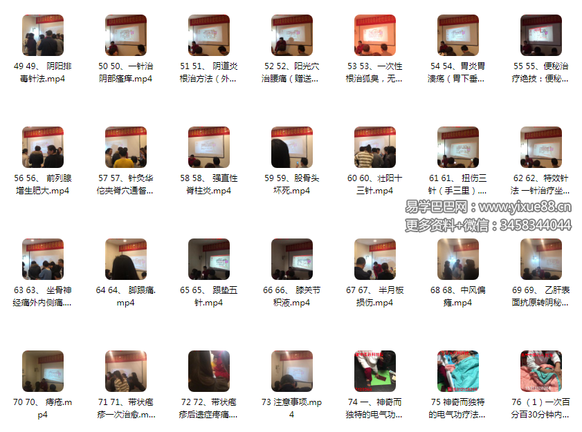 图片[3]-70项绝技疑难杂症综合实操实战线下班77集-真传国学