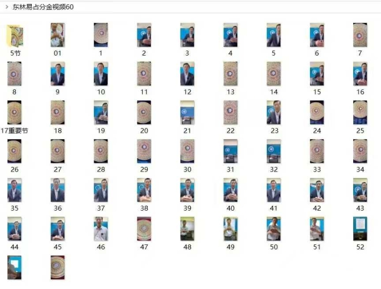 东林易占分金视频60集-真传国学